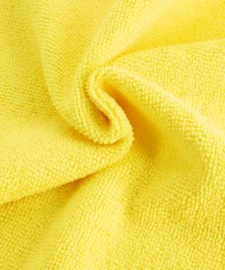 Jantex Microfibre Cloths Yellow Pack of 5 (HX272)