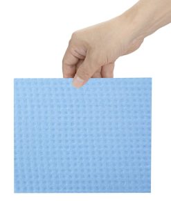 Jantex Sponge Cleaning Cloths - Blue Pack of 10 (HX276)