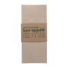 Europochette Kangaroo Fold Soft Kraft Napkins with Paper Sleeve Pack of 50 (HX983)