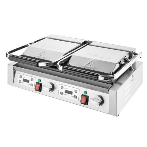 Buffalo Extra Large Contact Grill Double Flat Plate (CU610)