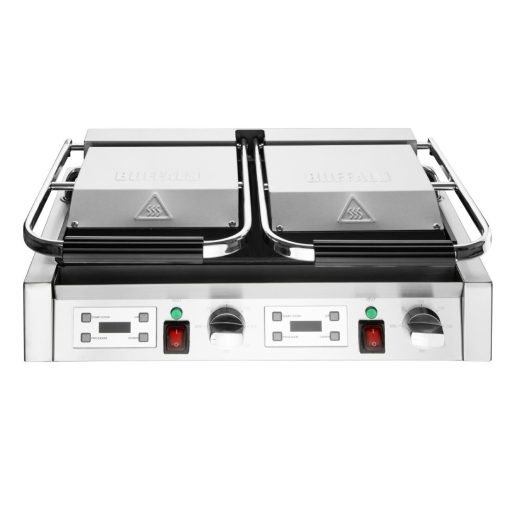 Buffalo Extra Large Contact Grill Double Flat Plate (CU610)