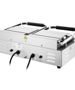 Buffalo Double Contact Grill Flat Base Ribbed Top Plate (CU612)