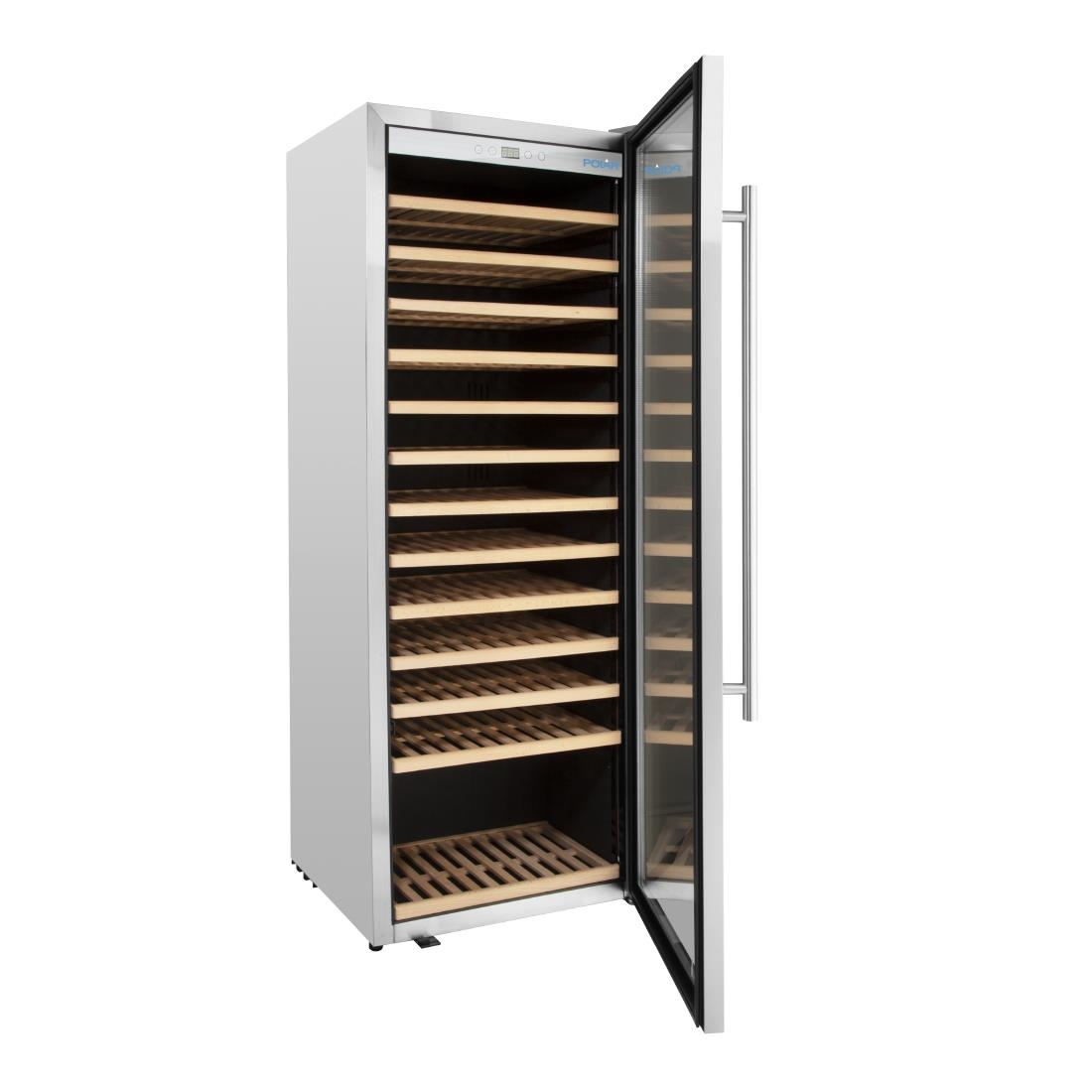 Polar G-Series Single Zone Wine Fridge Stainless Steel 137 bottles (GM888)