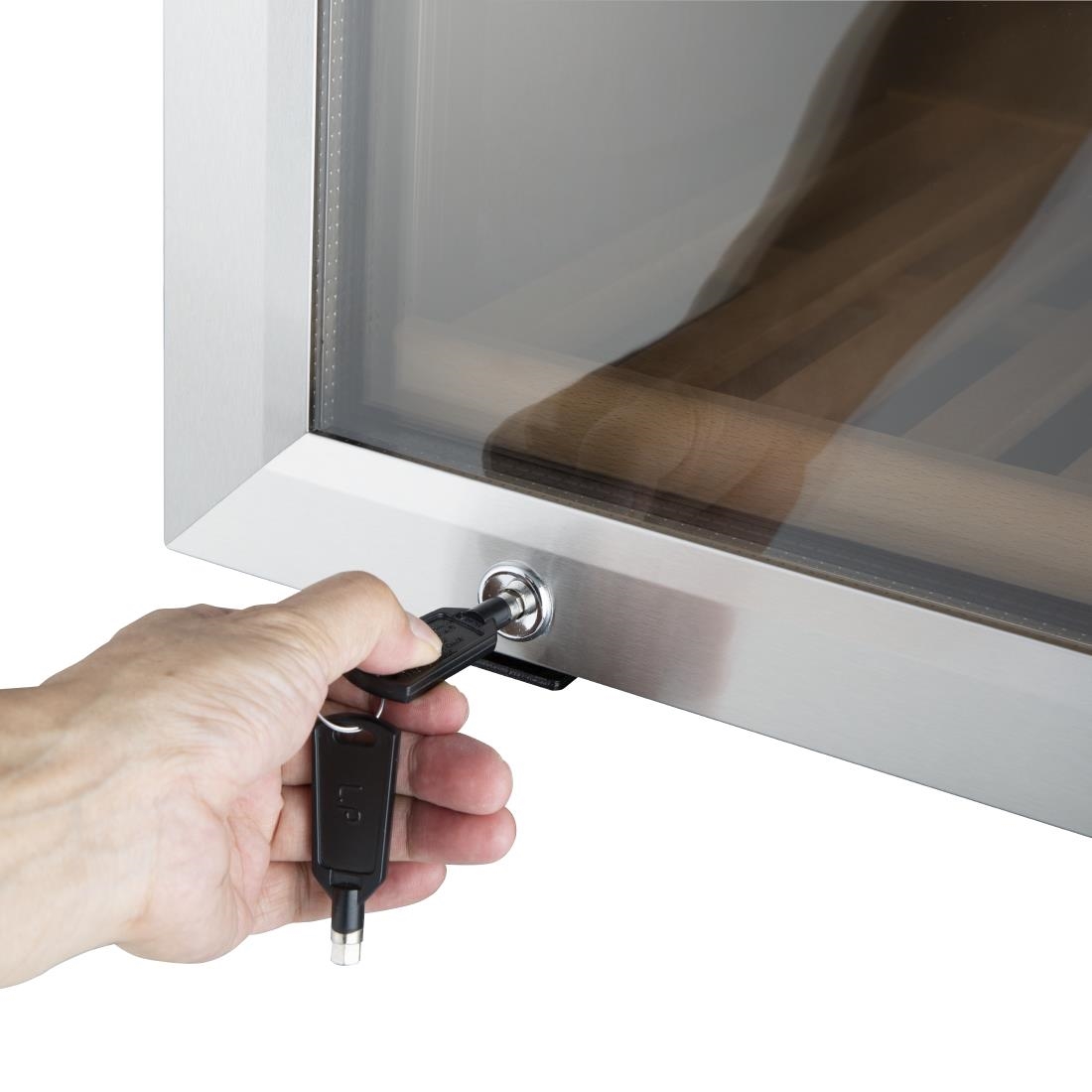 Polar G-Series Single Zone Wine Fridge Stainless Steel 137 bottles (GM888)