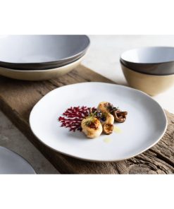 Olympia Raw Natural Coupe Plates 220mm Pack of 6 (HS332)