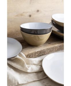 Olympia Raw Natural Deep Bowls 140mm Pack of 6 (HS333)