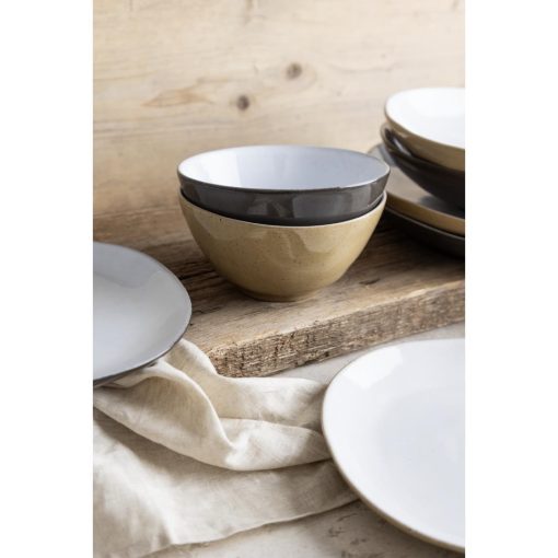 Olympia Raw Natural Deep Bowls 140mm Pack of 6 (HS333)