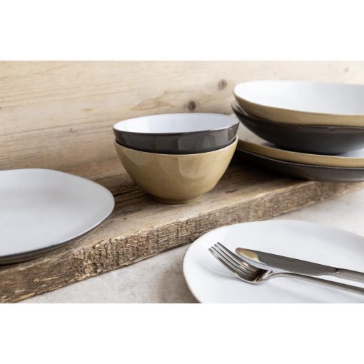 Olympia Raw Natural Coupe Bowls 230mm Pack of 6 (HS334)