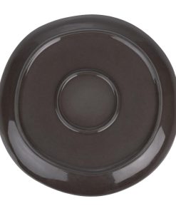 Olympia Raw Charcoal Coupe Plates 260mm Pack of 6 (HS335)