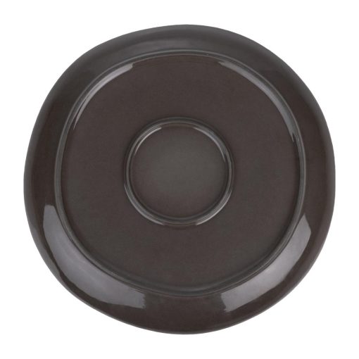 Olympia Raw Charcoal Coupe Plates 260mm Pack of 6 (HS335)