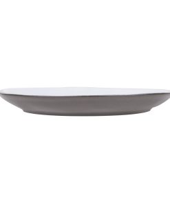 Olympia Raw Charcoal Coupe Plates 220mm Pack of 6 (HS336)