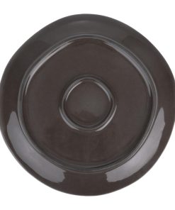 Olympia Raw Charcoal Coupe Plates 220mm Pack of 6 (HS336)