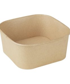 Fiesta Recyclable Square Container Bases 1400ml Pack of 300 (HW018)