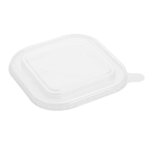 Fiesta Recyclable PET lid for Square Container Bases Pack of 300 (HW019)