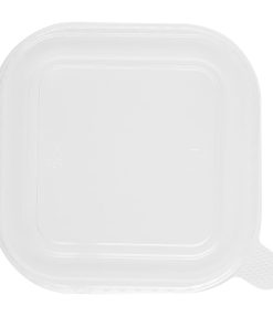 Fiesta Recyclable PET lid for Square Container Bases Pack of 300 (HW019)