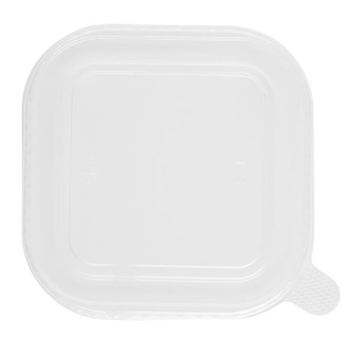 Fiesta Recyclable PET lid for Square Container Bases Pack of 300 (HW019)