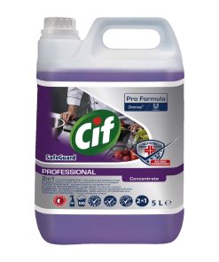 Cif Pro Formula SafeGuard 2-in-1 Cleaner Disinfectant 5Ltr Pack of 2 (HW522)