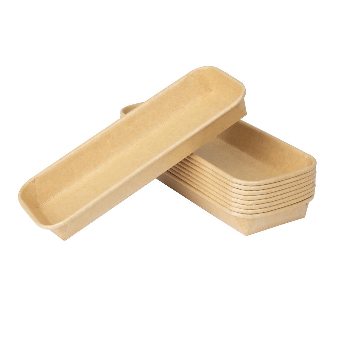 Fiesta Recyclable No- 2 Sushi Tray Bases 220x90mm Pack of 300 (HX287)