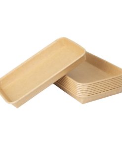 Fiesta Recyclable No- 7 Sushi Tray Bases 220x137mm Pack of 300 (HX289)