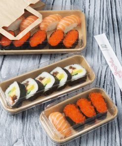 Fiesta Recyclable No- 7 Sushi Tray Bases 220x137mm Pack of 300 (HX289)