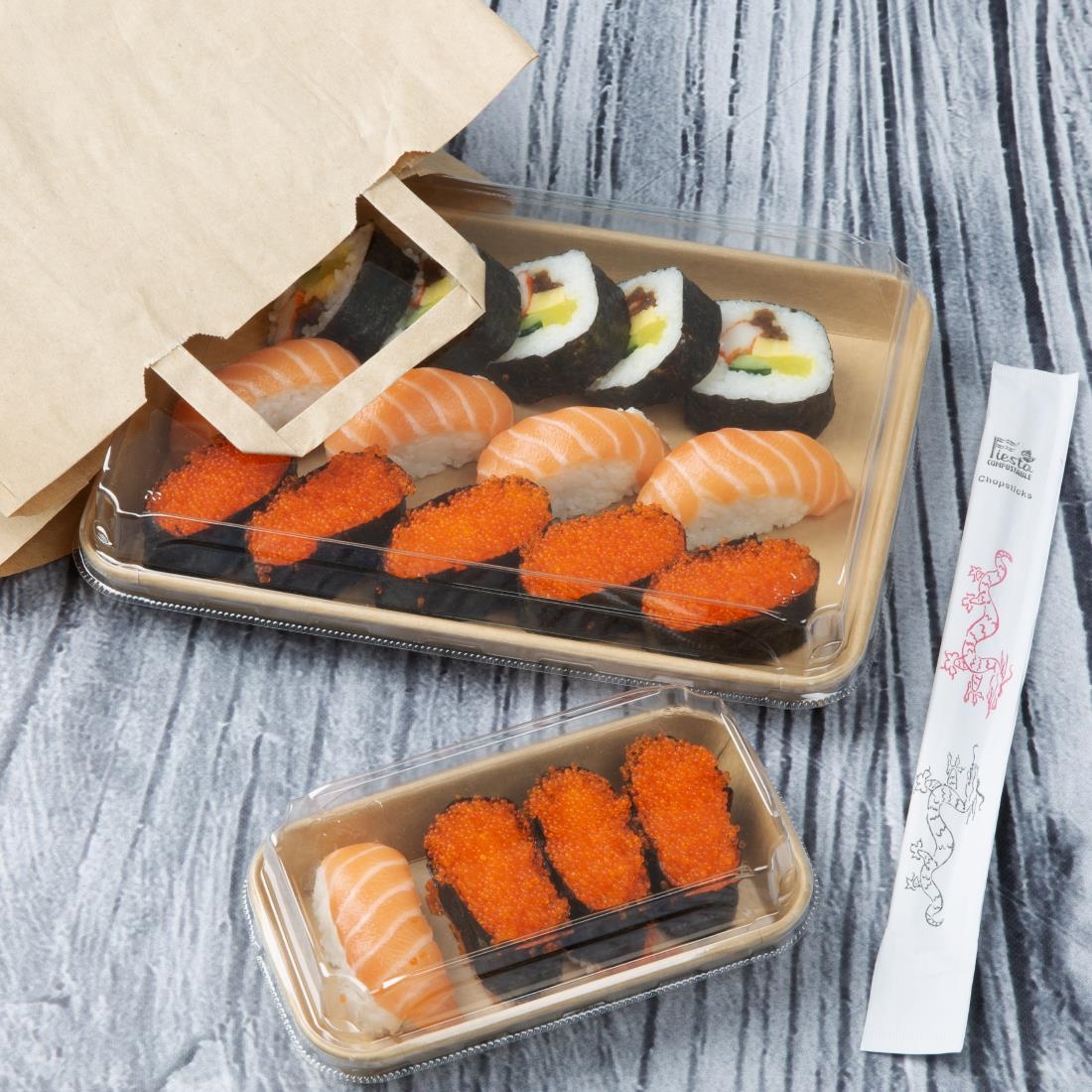 Fiesta Recyclable No- 11 Sushi Tray Bases 255x181mm Pack of 300 (HX290)