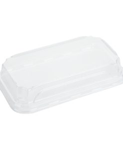 Fiesta Recyclable PET Lids for No- 1 Sushi Trays Pack of 300 (HX291)