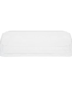 Fiesta Recyclable PET Lids for No- 2 Sushi Trays Pack of 300 (HX292)