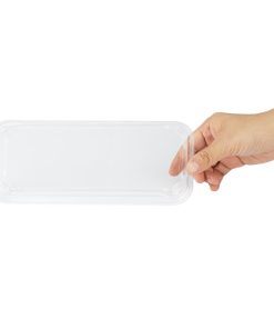 Fiesta Recyclable PET Lids for No- 2 Sushi Trays Pack of 300 (HX292)
