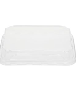 Fiesta Recyclable PET Lids for No- 3 Sushi Trays Pack of 300 (HX293)