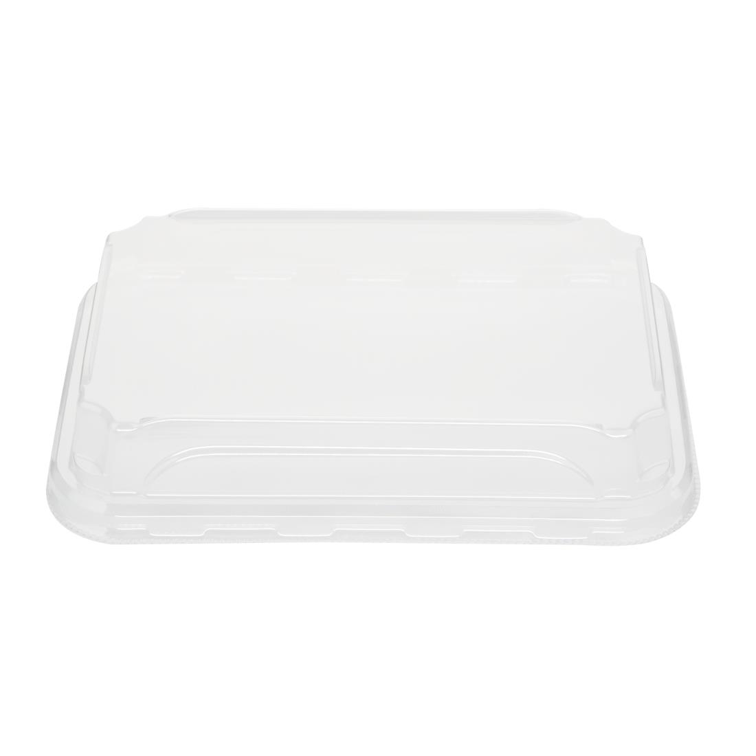 Fiesta Recyclable PET Lids for No- 3 Sushi Trays Pack of 300 (HX293)