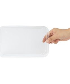 Fiesta Recyclable PET Lids for No- 7 Sushi Trays Pack of 300 (HX294)