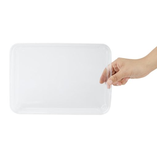 Fiesta Recyclable PET Lids for No- 7 Sushi Trays Pack of 300 (HX295)