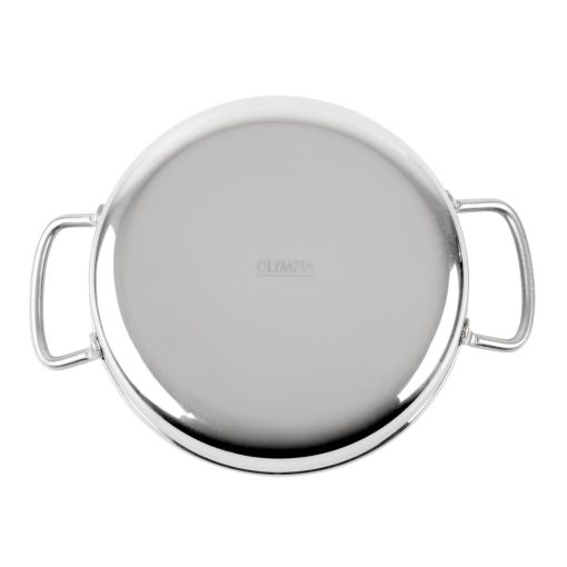 Olympia Table Presentation Double Handle Dish Stainless Steel 150mm (HY101)