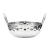 Olympia Table Presentation Hammered Kadai Dish Stainless Steel 150mm (HY105)