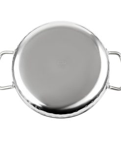 Olympia Table Presentation Handled Dish Stainless Steel Hammered 150mm (HY111)