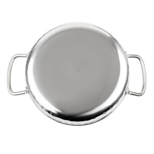 Olympia Table Presentation Handled Dish Stainless Steel Hammered 150mm (HY111)