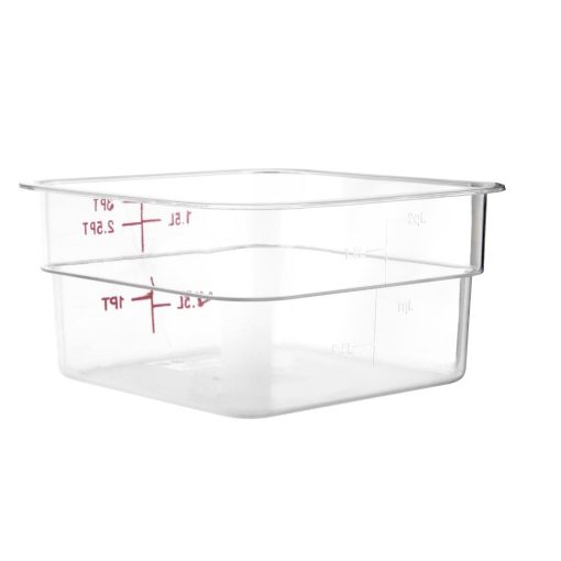 Hygiplas Polycarbonate Square Storage Container 1-5Ltr (HY400)