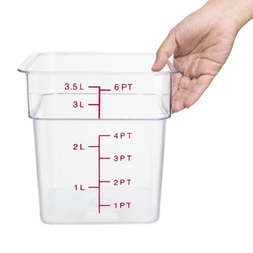 Hygiplas Polycarbonate Square Storage Container 3-5Ltr (HY401)