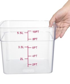 Hygiplas Polycarbonate Square Storage Container 5-5Ltr (HY402)