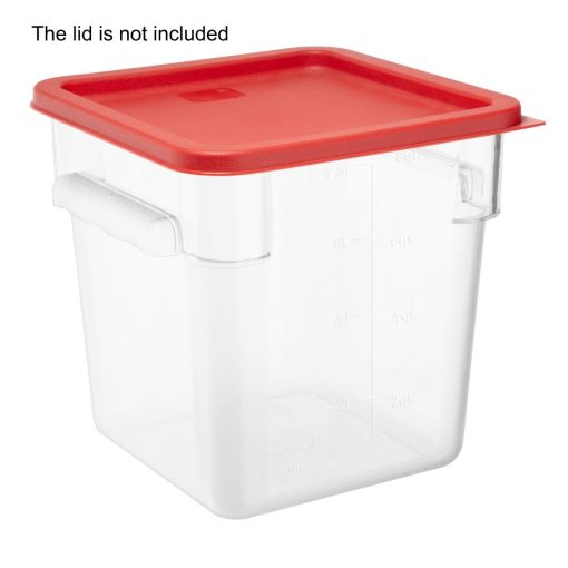 Hygiplas Polycarbonate Square Storage Container 7Ltr (HY403)