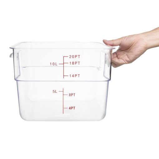 Hygiplas Polycarbonate Square Storage Container 10Ltr (HY404)