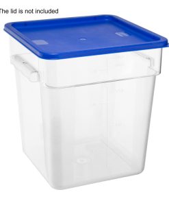 Hygiplas Polycarbonate Square Storage Container 15Ltr (HY405)