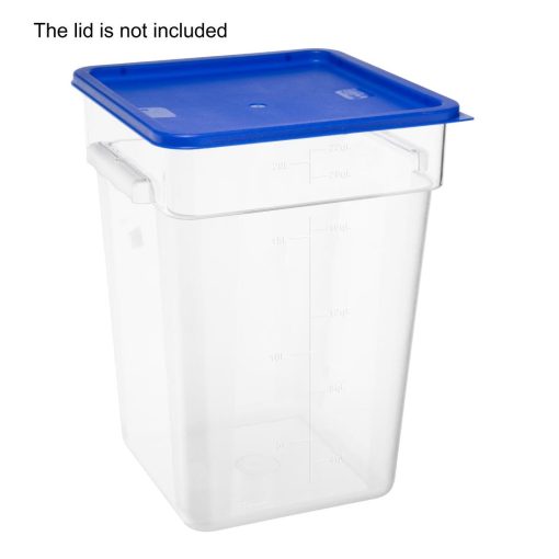 Hygiplas Polycarbonate Square Storage Container 20Ltr (HY406)