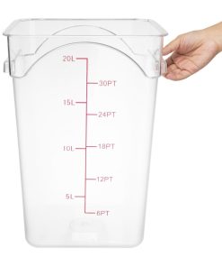 Hygiplas Polycarbonate Square Storage Container 20Ltr (HY406)