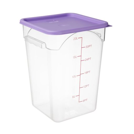 Hygiplas Polycarbonate Square Storage Container 20Ltr (HY406)