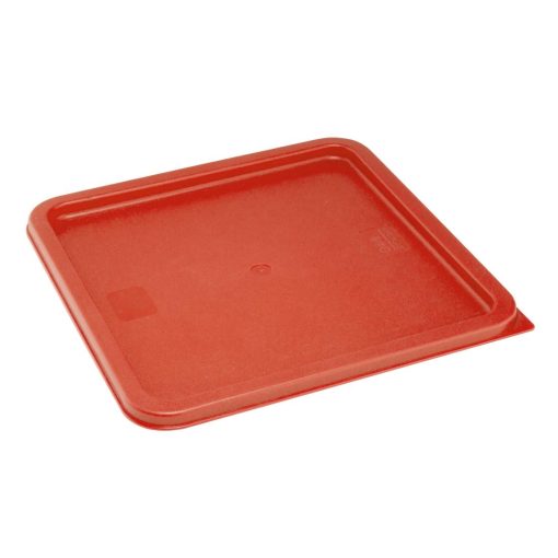 Hygiplas Square Food Storage Container Lid Red Large (HY409)