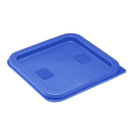 Hygiplas Square Food Storage Container Lid Blue Small (HY410)