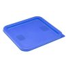 Hygiplas Square Food Storage Container Lid Blue Medium (HY411)