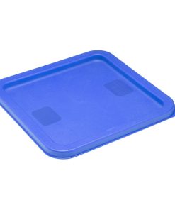 Hygiplas Square Food Storage Container Lid Blue Medium (HY411)