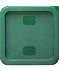 Hygiplas Square Food Storage Container Lid Green Small (HY413)